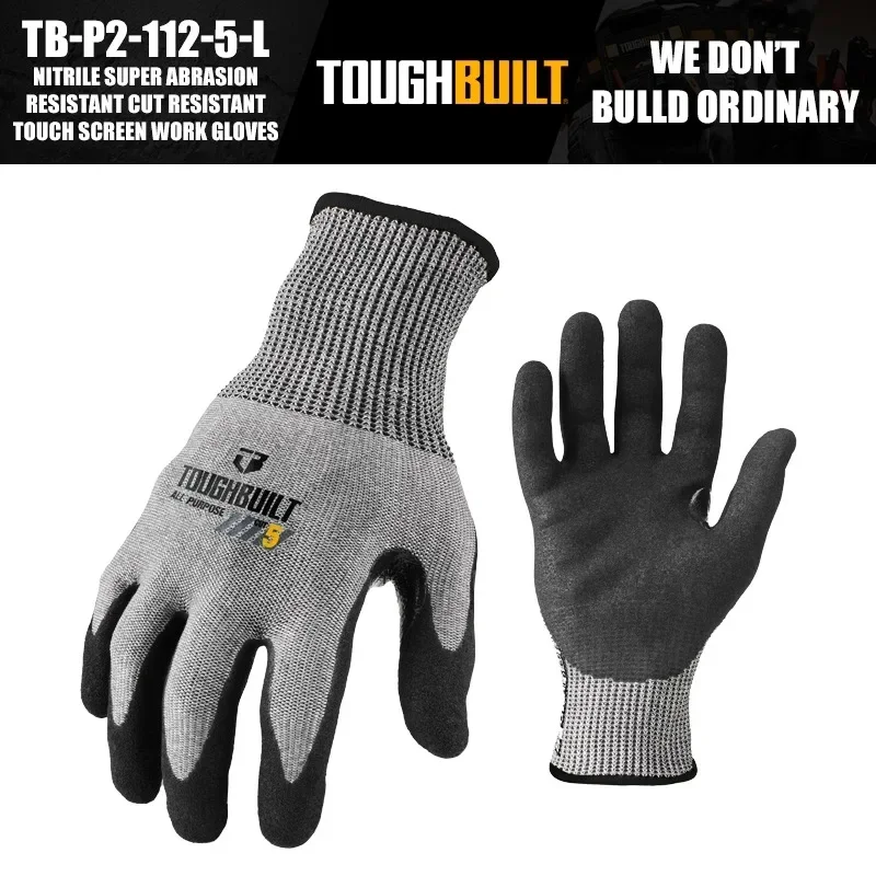 ToughBuilt TB-P2-112-5-L Nitri - Nitrile Mechanic Glove recension och pris